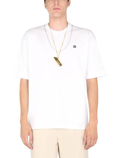 Men's Chain Collar Short Sleeve T-Shirt White - AMBUSH - BALAAN 2