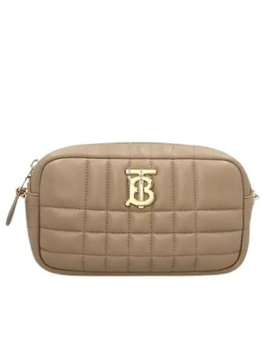 Women's Lola Quilted Mini Camera Cross Bag Haute Beige - BURBERRY - BALAAN 2