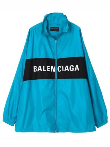 Logo Print High Neck Jacket Men - BALENCIAGA - BALAAN 1