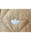 Oversized lightweight padded jacket HL9207 beige MENS - ADIDAS - BALAAN 5