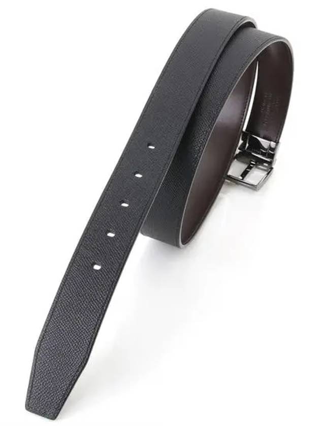 Schiff Reversible Leather Belt Black - BALLY - BALAAN 4