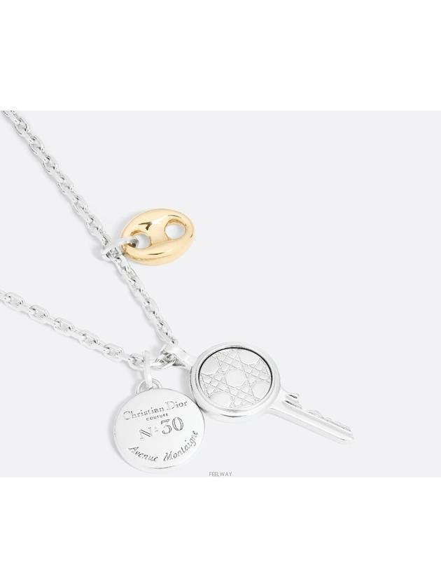 N2900HOMMT D012 Cannage pendant necklace - DIOR - BALAAN 3