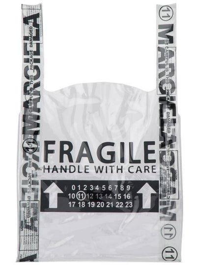 Fragile Number Logo PVC Tote Bag - MAISON MARGIELA - BALAAN 2