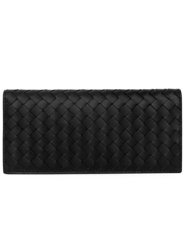 Intrecciato Continental Long Wallet Black - BOTTEGA VENETA - BALAAN 5