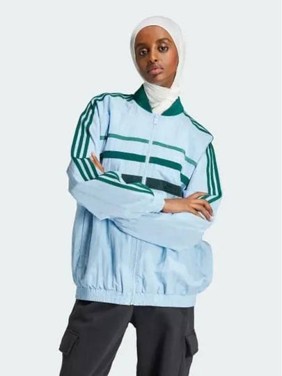 80S Elastic Cuffs Track Jacket Sky Blue - ADIDAS - BALAAN 2