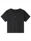 Boxy Micro Logo Short Sleeve T-Shirt Black - A.P.C. - BALAAN 2