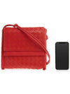 Small Fold Shoulder Bag Red - BOTTEGA VENETA - BALAAN 7