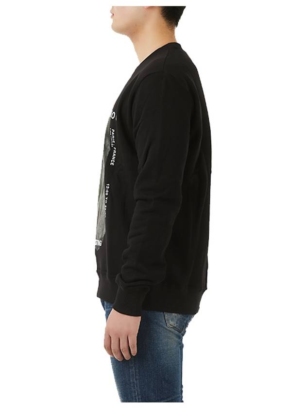 NUW19283 009 Kanye Mask Black Sweatshirt - IH NOM UH NIT - BALAAN 4