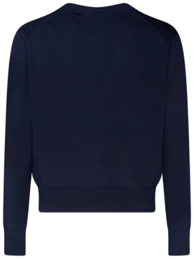 Fox Head Patch Classic Cardigan Navy - MAISON KITSUNE - BALAAN 3