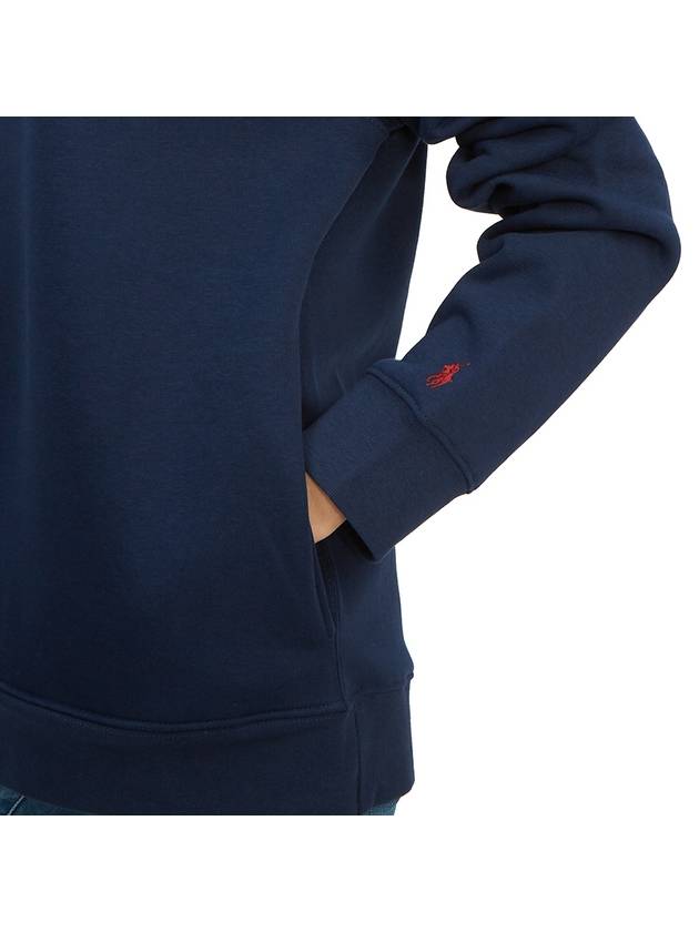 Kids brushed hoodie 323919501002 NAVY Adults can wear - POLO RALPH LAUREN - BALAAN 7