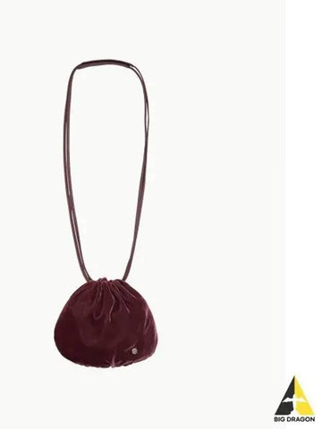 AMOMENTO VELVET MINI BAG WINE - ANDTHEOTHER - BALAAN 1