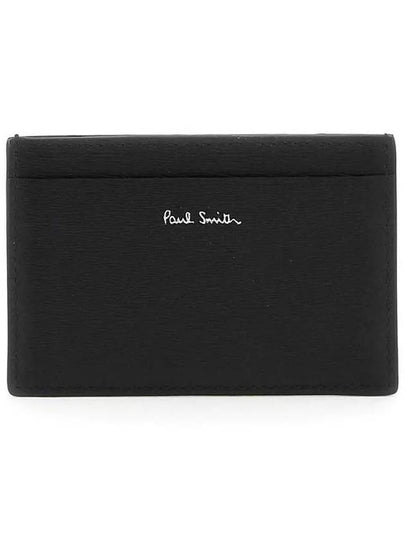 24SS Logo Twotone Card Wallet Black M1A 4768 KSTRGS 79 - PAUL SMITH - BALAAN 2