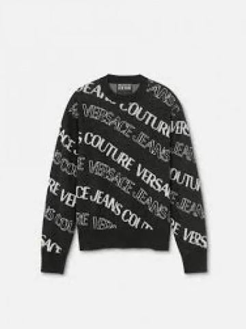 24 LOGOWAVE SWEATSHIRT 76GAI3R0 FS129 899 Logo wave 1213960 - VERSACE - BALAAN 1