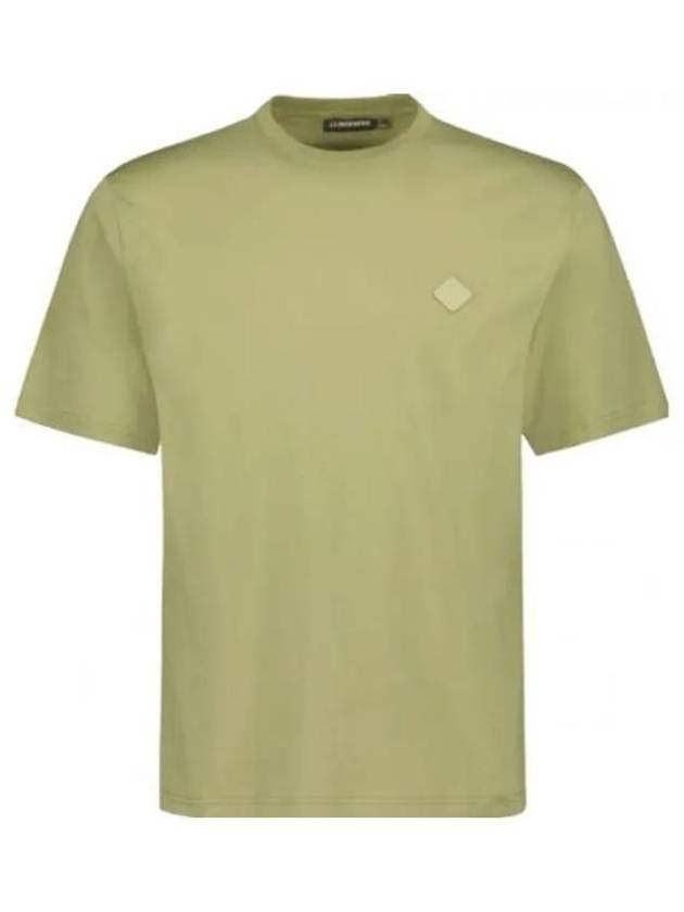 Hale Logo Patch Short Sleeve T-Shirt Oil Green - J.LINDEBERG - BALAAN 2