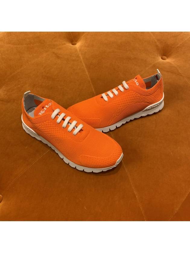 Sneakers Cotton Mesh Running Shoes Orange USSFITS N00809 25 - KITON - BALAAN 3