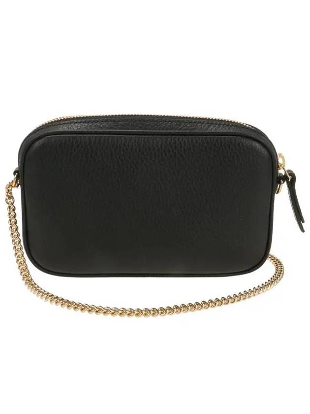 GG Marmont Super Mini Leather Cross Bag Black - GUCCI - BALAAN 4