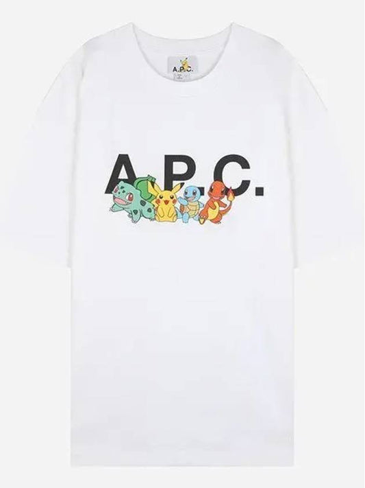 Pokémon The Crew Short Sleeve T-Shirt White - A.P.C. - BALAAN 2