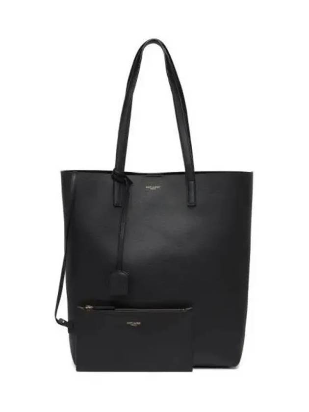 North South Shopping Tote Bag Black - SAINT LAURENT - BALAAN 2