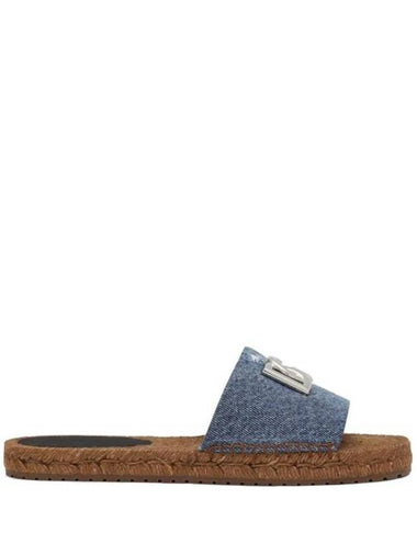 Mule Slippers CE0124 AS004 80650 BLU - DOLCE&GABBANA - BALAAN 1