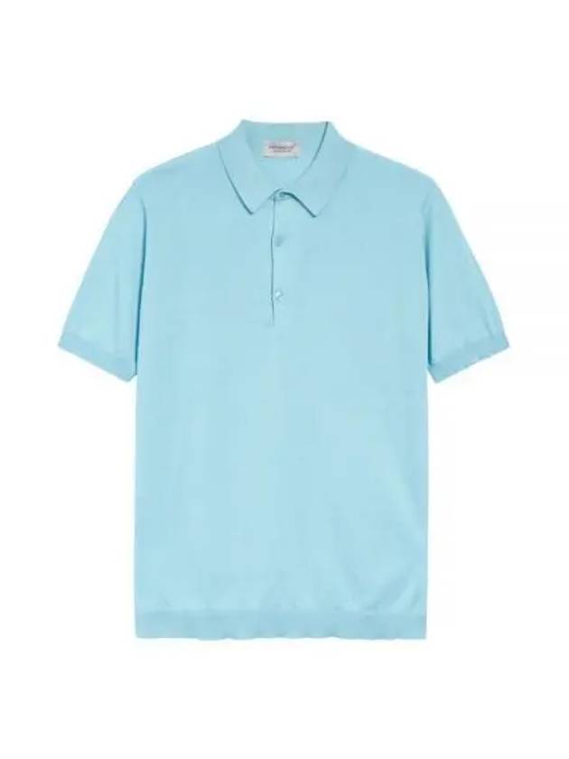 ADRIAN BLUE SPRING Polo Knit - JOHN SMEDLEY - BALAAN 1