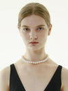 Bijou Classic Pearl Necklace 10mm - AMADEE - BALAAN 5