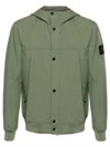 Light Soft Shell R E Dye Technology In Recycled Polyester Hooded Jacket Green - STONE ISLAND - BALAAN 2