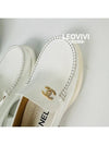 CC Logo Pearl Patent Loafer White 37 G39447 - CHANEL - BALAAN 7