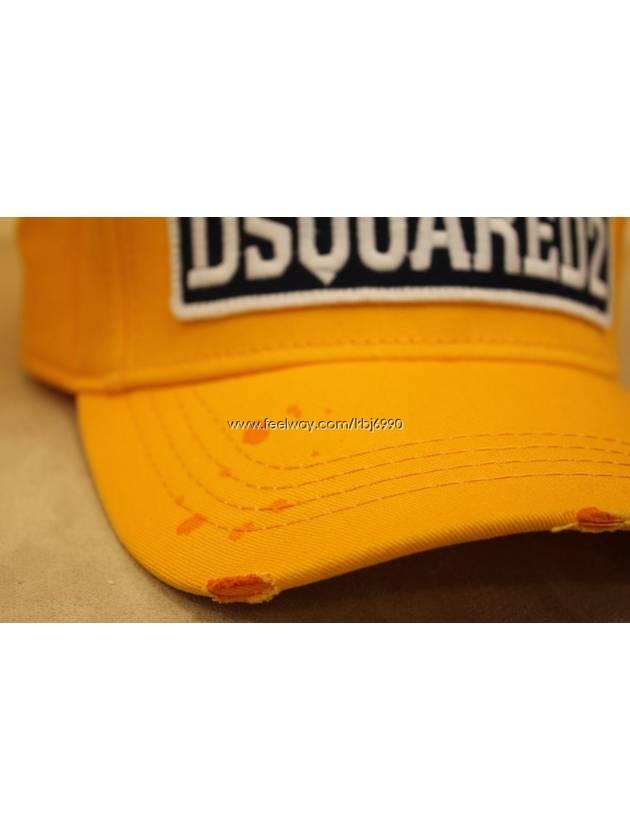 Logo Ball Cap Yellow - DSQUARED2 - BALAAN 6