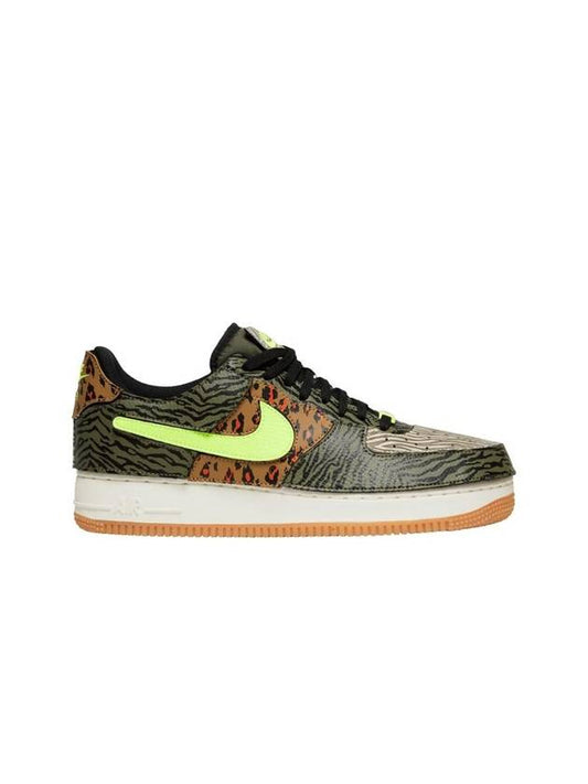 Air Force 1 1 Animal Print Low Top Sneakers Green - NIKE - BALAAN 1