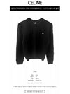 Triomphe Cashmere Cable-Knit Top Black - CELINE - BALAAN 3