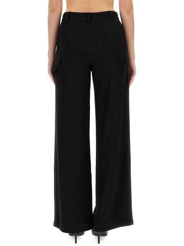 straight pants 03343224 0555 BLACK - MOSCHINO - BALAAN 5