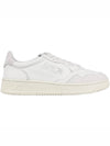 Suede Leather Low Top Sneakers White - AUTRY - BALAAN 5