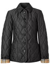 Diamond Quilted Thermoregulated Jacket Black - BURBERRY - BALAAN 2