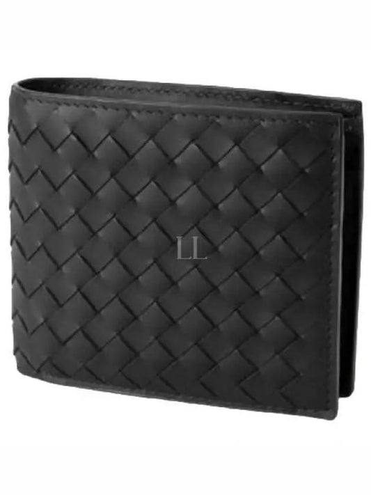 Intrecciato Half Wallet Black - BOTTEGA VENETA - BALAAN 2