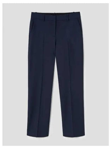 Women s Wool Trika Slim Straight Fit Pants Trousers Nocturne Navy Domestic Product GM0024020666020 - THEORY - BALAAN 1