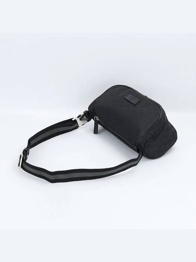 GG Fabric Waist Bag Black - GUCCI - BALAAN 5