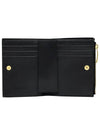 Intrecciato Small Leather Half Wallet Black - BOTTEGA VENETA - BALAAN 7