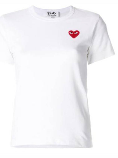 Short Sleeve T Shirt P1T107 White - COMME DES GARCONS - BALAAN 1