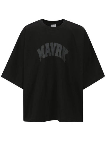 Unisex M Logo Off Over Fit Short Sleeve T-Shirt Black - MAVRK - BALAAN 1