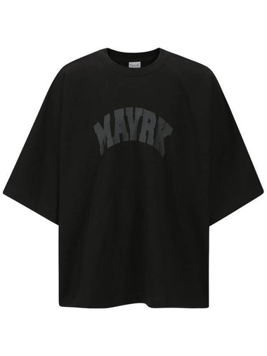 M Logo Off Over Fit Short Sleeve T-Shirt Black - MAVRK - BALAAN 1