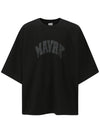 Unisex M Logo Off Over Fit Short Sleeve T-Shirt Black - MAVRK - BALAAN 2