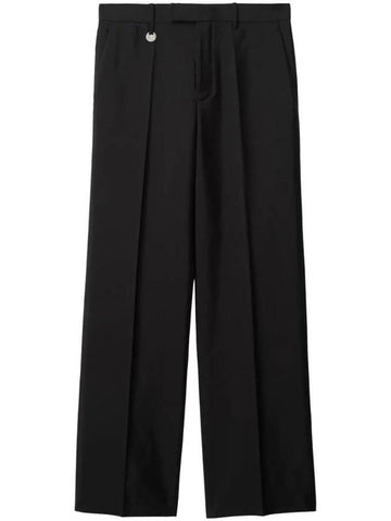 wool blend tailored pants - BURBERRY - BALAAN 1