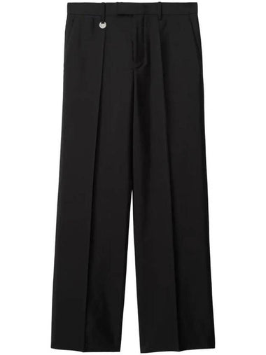 wool blend tailored pants - BURBERRY - BALAAN 1