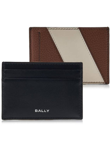 Men's Barba Card Wallet BHARBA LGO 4 CC CASE I801P - BALLY - BALAAN 1