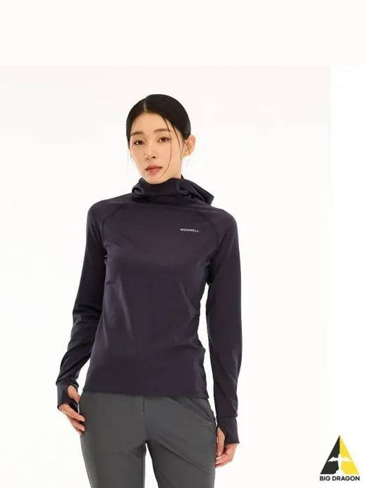 MERRELL WOMEN HOODED PULLOVER NAVY - MERRYMOTIVE - BALAAN 1