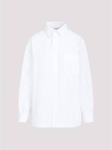 Blouse Shirt 775230 V2BL0 9000 WHITE - BOTTEGA VENETA - BALAAN 1