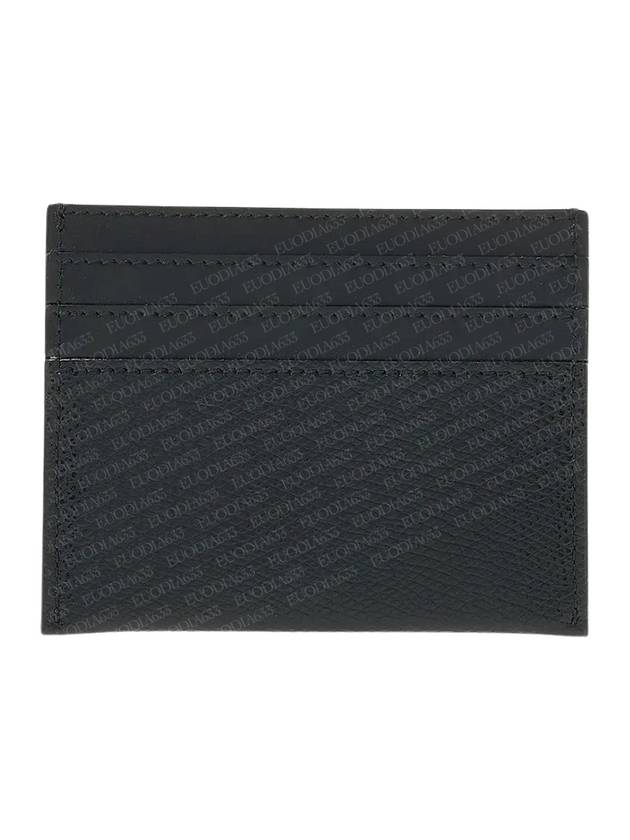 Logo Diamond Card Wallet Black - FENDI - BALAAN 5