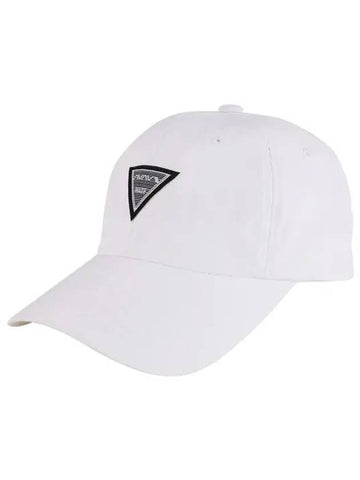 Golf Tennis Triangle Logo Ball Cap White - AVAVE - BALAAN 1