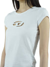 T Angie Peekaboo Logo Short Sleeve T-Shirt White - DIESEL - BALAAN 8