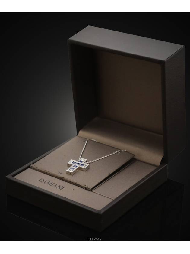 Daejeon Used Luxury Goods 20073471 Belle Epoque 18K White Gold Sapphire Necklace L - DAMIANI - BALAAN 7